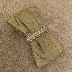 Gold glittery purse by Nina